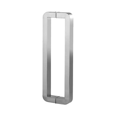 Imagem de Alça quadrada de aço inoxidável escovado, d rosa d preto fosco prata, puxador para portas internas e externas, muito bem feito e moderno/rosa d/92,5 cm (36 3/20.3 cm) (Sier 92,5 cm (36 cm