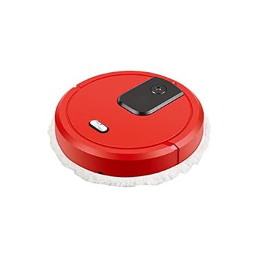 Imagem de Aspirador de pó três em um robô inteligente aspirador de pó recarregável seco e molhado vassoura preguiçosa para uso seco e molhado piscina novo 83 para árvores de folha larga e tapetes (cor: preto