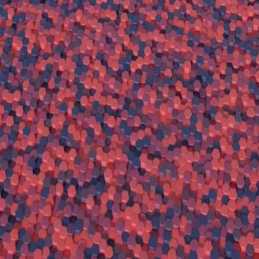 Imagem de Quadro Decorativo Hexagonal Colorido Arte Abstrata para Sala e Escritório 30x30cm