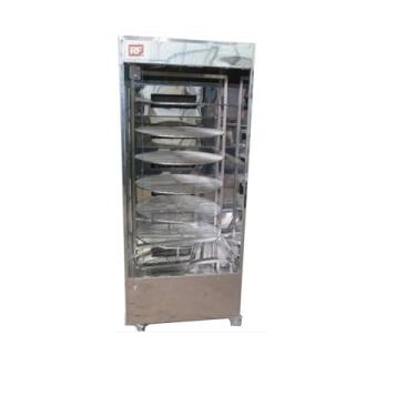 Imagem de RF Assadores Assador Giratório de Frangos e Carnes, Inox, 8 Grelhas, 170x70x85cm, Capacidade 160kg/64 Frangos, 5 Queimadores Infravermelho