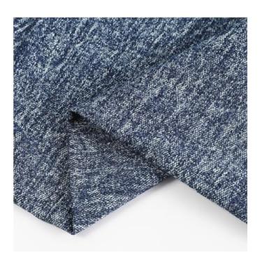 Imagem de Tecido Jeans Lavado De Algodão 160 × 50 Cm Para Artesanato Faça Você Mesmo Jeans Vestido Camiseta Material De Costura Traje Costura Acolchoado Decoração(BlueD,5x1.6M)