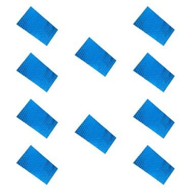 Imagem de QccHieUs 10x Tapete de Isolamento Acústico Automotivo em Butil, Absorvente de Impactos, Isolante Térmico para Portas de Veículos, Azul