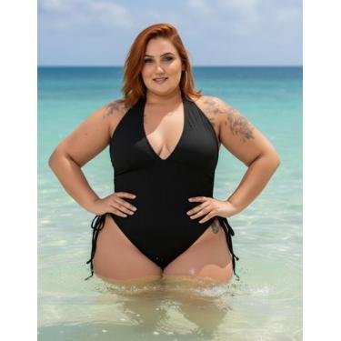 Imagem de Biquini Maiô Com Amarração Conforto E Estilo Moda Plus Size - SUSSURRO