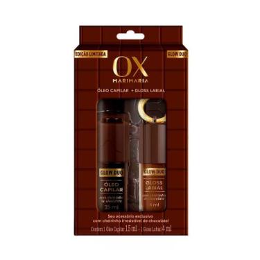 Imagem de Kit OX Mari Maria Óleo Capilar 15ml + Gloss Líquido Labial Chocolate G