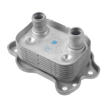 Imagem de VekAuto Kit de refrigerador de óleo do motor compatível com Mini Cooper 2002-2008, radiador de óleo de transmissão de tom prateado de liga de alumínio durável