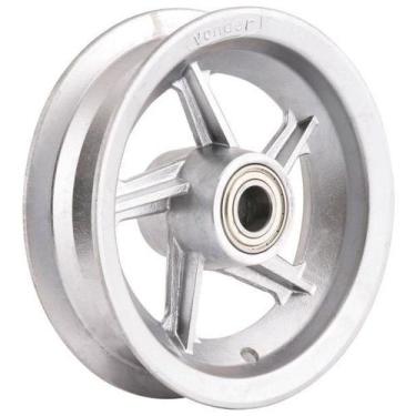 Imagem de Roda Aro De Alumino 3.5x8 Polegadas Carrinho Carretinha 200kg Vonder