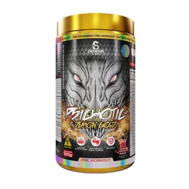 Imagem de Pre Treino Psichotic Demon Gold Fruit Punch 500g Demons Lab-Unissex