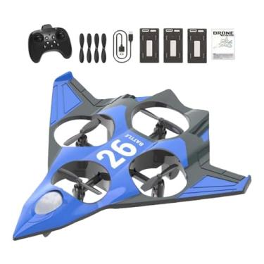 Imagem de Milageto Avião de Controle Remoto, Modelo de Avião de RC, Planador RC para Crianças, Meninos e Adolescentes, 3 Baterias