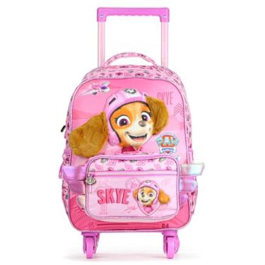 Imagem de Mochila de Rodinhas Escolar 16 - 4 Rodas - Patrulha Canina Skye S