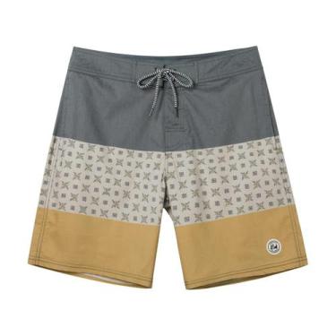 Imagem de Calções de banho SURF CUZ Vintage Yellow-Geometry Tamanho 36
