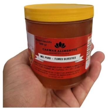 Imagem de Mel Puro 100% Natural sem Conservantes 500 gr - Flores Silvestres - Ca