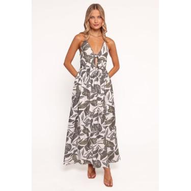Imagem de Petal & Pup Vestido feminino Bray-midi-Vinhedo-Verde, Verde vinhedo, M