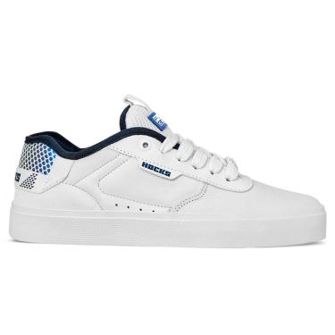 Imagem de Tênis Hocks Unissex Flat Core Plus Safira | Branco