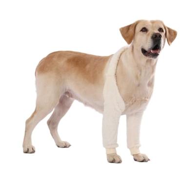 Imagem de LovinPet Polainas frontais para cães, branco, G