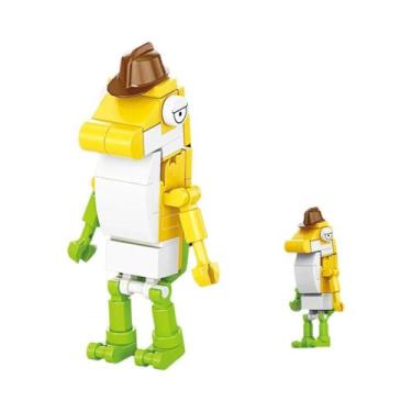 Imagem de Conjunto De Blocos De Montar De Figuras De Anime De Circo Digital Fofo