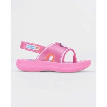 Imagem de Sandália Galinha Pintadinha Hora do Papa Combo Chinelo com Babadouro Grendene Kids-Unissex