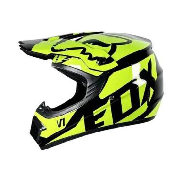 Imagem de Kit De Capacete MX Infantil Com Certificação DOT/ECE, Óculos Ventilado