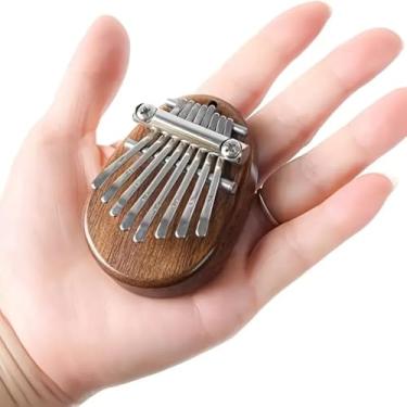 Imagem de Mini piano de polegar de 8 teclas, presente musical portátil estilo marimba para crianças iniciantes, Kalimba, presente musical portátil para amantes de música e músicos