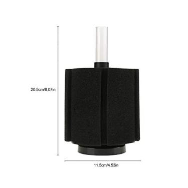 Imagem de Generic Filtro de Esponja de Aquário, Filtragem Biológica Durável para Tanque de Peixes Betta, Conjunto de 4 Peças para Peixes Pequenos, Material Plástico