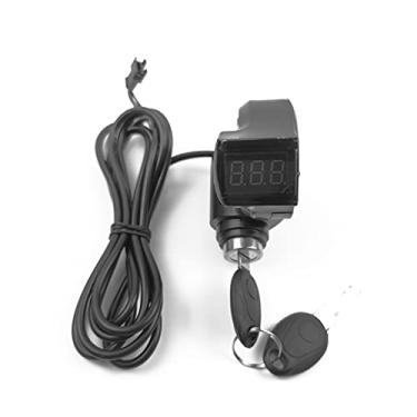 Imagem de Chave de Montagem Desligamento Partida Ignition com 2 Chaves Display para Bicicleta Elétrica
