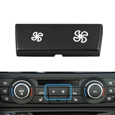 Imagem de Erivis 1 capa de substituição de botão de velocidade do ventilador para painel de controle climático BMW A/C para BMW Série 3 E90/E91/E92/E93/E87 1 Series E81/E87/E88/E82 X1 E84 X3 F25 X4 F26