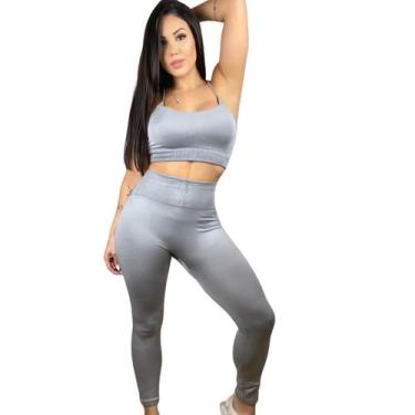 Imagem de Conjunto legging + Top sem costura - GRINGAS MODEL, HGE