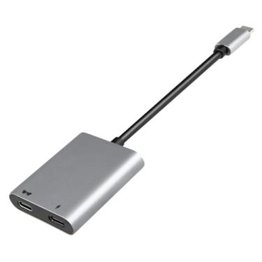 Imagem de Wcone USB-C to AR Glasses with Adapter Hub Directly for Switch 2 - Support 100W PD Fast Charging for Steam Deck, ROG Ally, Switch OLED/1, iPhone 15-17, Android Phones, Viture/Rokid/Xreal - Silver