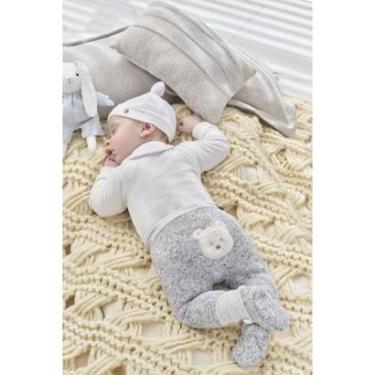 Imagem de Saída Maternidade Plush 5Pçs Luxo Bebê Menino Paraiso 17736-Masculino