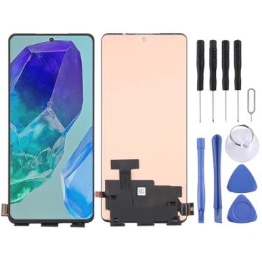 Imagem de Hiregolish Peças de reparo de tela LCD para celular para Samsung Galaxy M55 SM-M556B Tela LCD original com digitalizador montagem completa, conjunto de substituição com kits de reparo