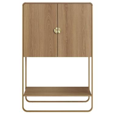 Imagem de Balcao Cafe Bar Organico 2 Portas 90 Cm 28069 Artesano Hanover Dourado