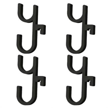 Imagem de 2 peças de suporte de guarda-chuva de carro, clipe de gancho de guarda-chuva de carro, sem perfuração, instalação estável, suporte de guarda-chuva universal para porta-malas de carro, suporte de