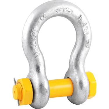 Imagem de Manilha Para Cabo De Aço 1.1/2  Curva Uso Industrial Galvani