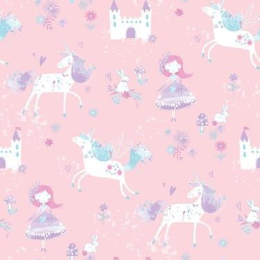 Imagem de Papel De Parede Just 4 Kids Unicórnios G56523 - Rolo 10m X 0,52m
