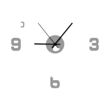 Imagem de Relógio De Parede DIY Silencioso E Sem Moldura, Decoração Criativa Par