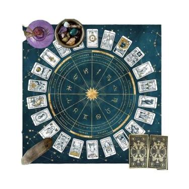 Imagem de Toalha De Mesa De Astrologia Com Signos Do Zodíaco, Impermeável, Marca