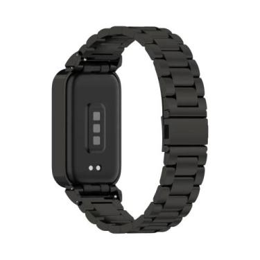 Imagem de Pulseira De Metal Em Aço Inoxidável Para Xiaomi Mi Band 9 E Redmi Band