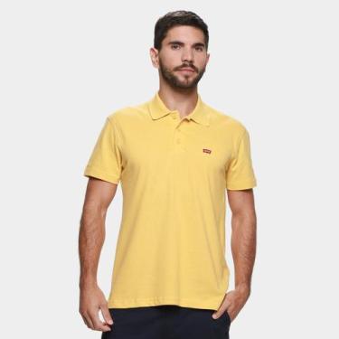 Imagem de Camisa Polo Levi's Casual Masculina, Amarelo, M