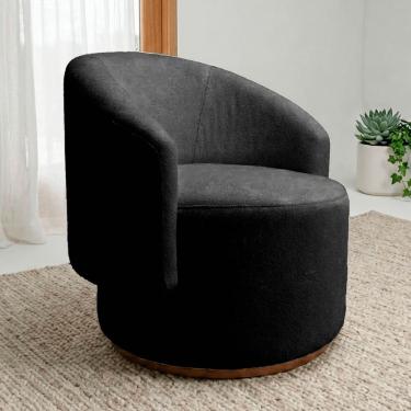 Imagem de Poltrona Decorativa Orgânica Espanha Sala e Recepção Bouclê