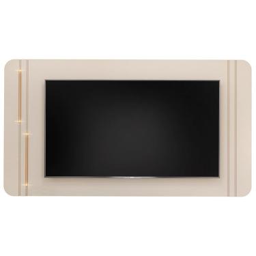 Imagem de Painel Suspenso Tv 75 Pol 241 Cm Mdf Ariana Off White Dj Moveis Off White