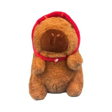 Imagem de Brinquedo De Pelúcia Capivara De 23cm, Boneco De Animal De Estimação M