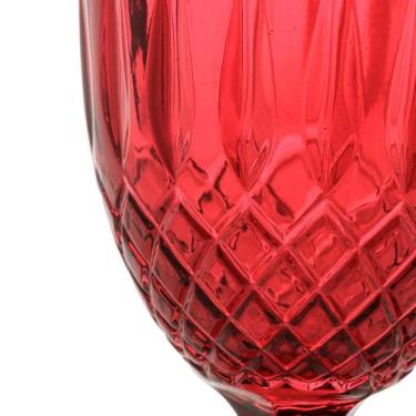 Imagem de Taça para Água Greek 320ml Vermelha Vidro Wolff