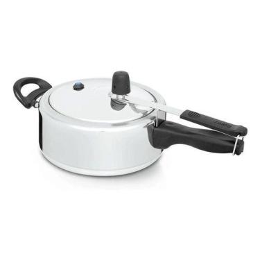 Imagem de Panela de pressão Nigro Expressa 3 litros Polida, 4,5l, Preto