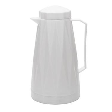 Imagem de Garrafa Térmica Diamond 400ml Branca Plástico Lyor