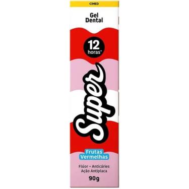 Imagem de Gel Dental Super Frutas Vermelhas e Menta 12H 90g Cimed