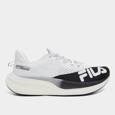 Imagem de Tênis Fila Racer Speedzone Feminino, Branco, Preto, 35