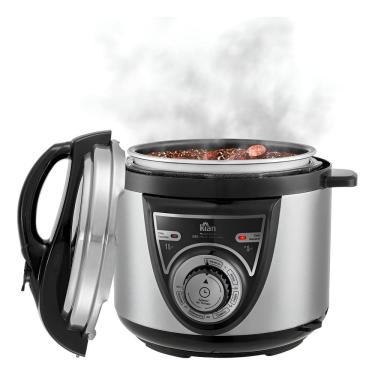 Imagem de Panela de Pressão Elétrica Mecânica 4L 800w 50Hz Inox Kian 127v