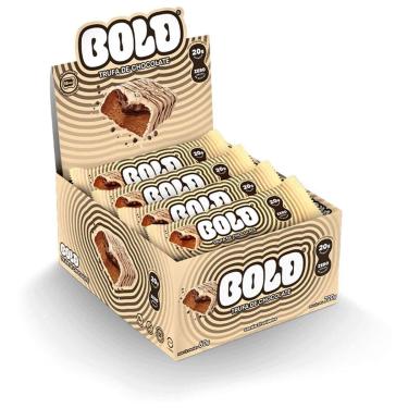 Imagem de Barra de Proteina - 12 Unidades 60g Trufa de Chocolate - Bold-Unissex