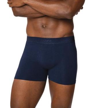 Imagem de Cueca Lupo Boxer Algodão com Elastano 784-068, Marinho, G