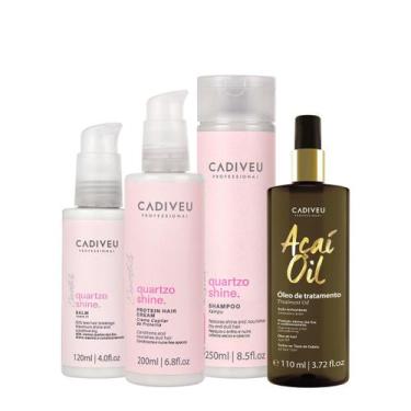 Imagem de Kit Cadiveu Professional Essentials Quartzo Shine Shampoo Pré-Shampoo 