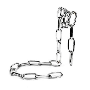 Imagem de Suporte Flutuante Garrafa Vinho Corrente em ferro decorativo Cor:Prata